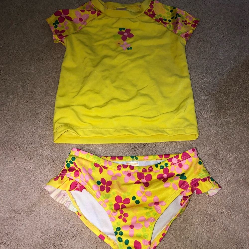 Girls two piece swim suit